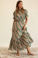 Mille Top Paola Skirt in Rose Stripe