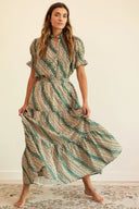 Mille Top Paola Skirt in Rose Stripe