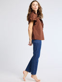 Mille Top Vanessa Top in Chocolate