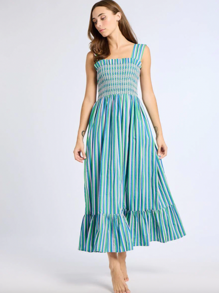 Garden Dress in Printemps Stripe