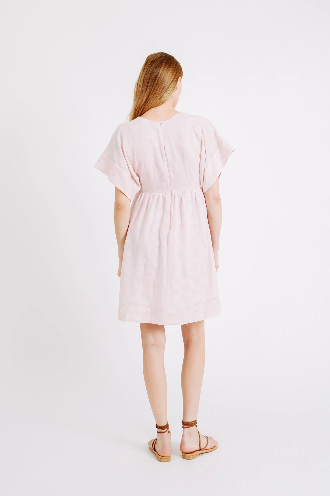 Mirth Dress MIRTH Clothing | Sonoma Short Dress in Rosa Jacquard
