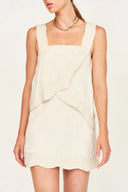 Mirth Dress Nicobar Dress in Oat Fossil