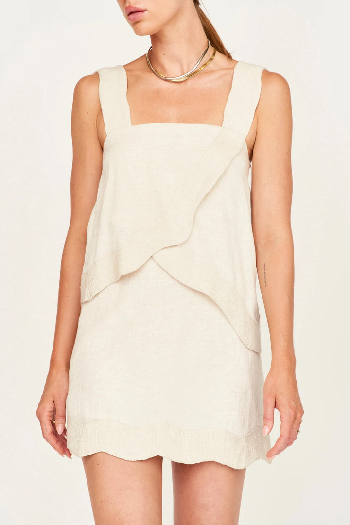 Mirth Dress Nicobar Dress in Oat Fossil