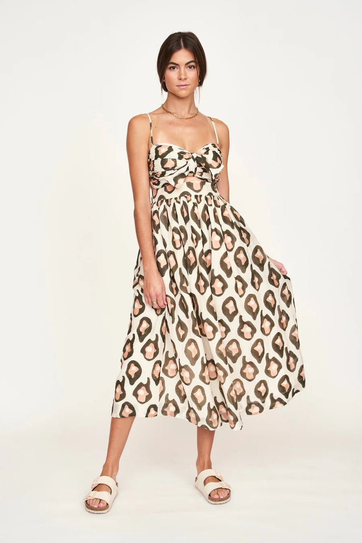 Mirth Dress Providence Dress in Oyster Print