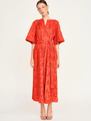 Mirth Dress Somerset Dress in Chili Hyacinth Eyelet