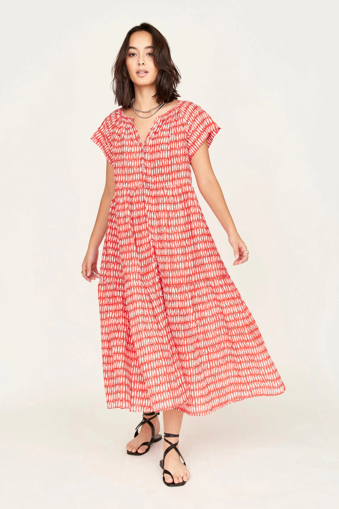 Mirth Dress Vienna Dress in Lobster Minnow