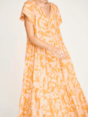 Mirth Dress Vienna Maxi Dress in Orangesicle