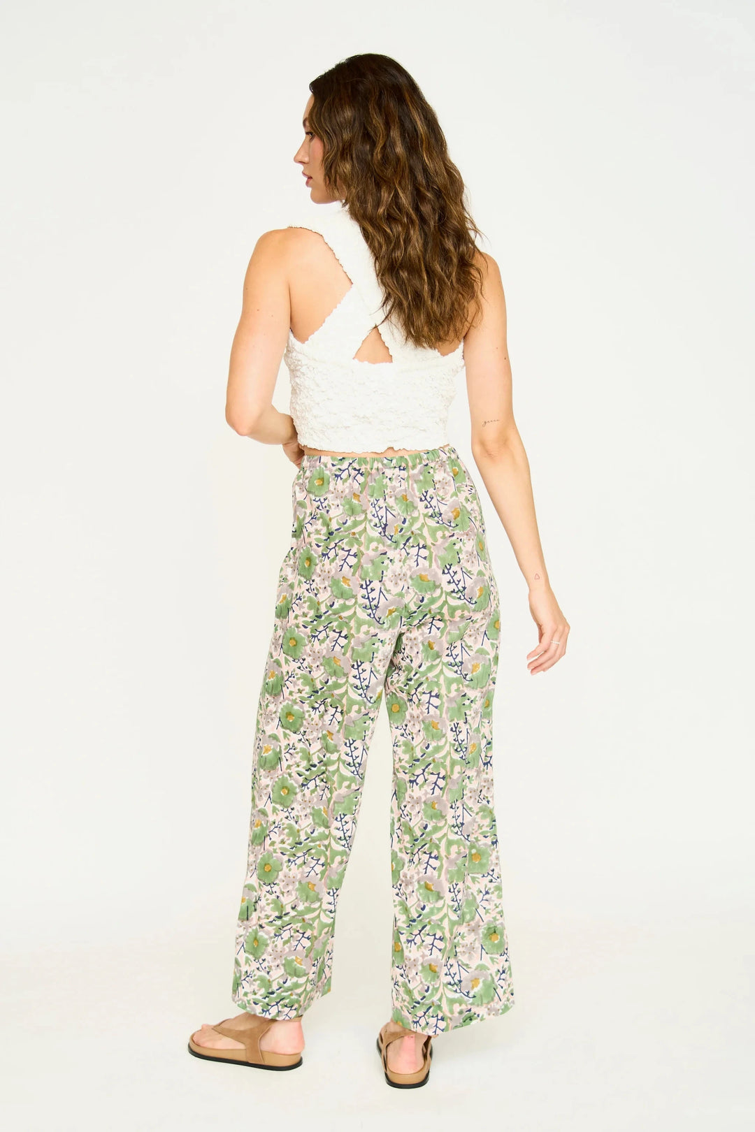 Mirth Pants Baden Pant in Lavender Bloom