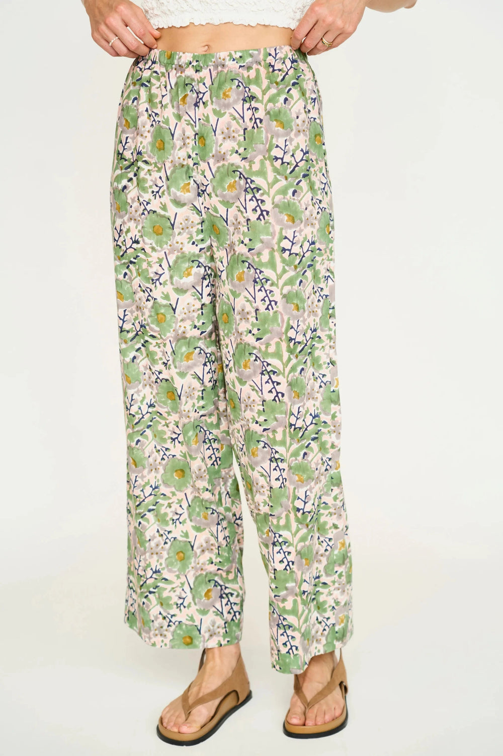 Mirth Pants Baden Pant in Lavender Bloom