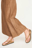 Mirth Pants Mirth Pant in Brownie Linen
