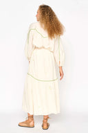 Mirth skirt Brighton Skirt in Lime Jamdani