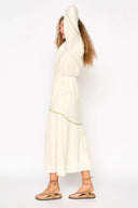 Mirth skirt Brighton Skirt in Lime Jamdani