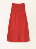 Mirth Skirt Savannah Smocked Skirt in Chili