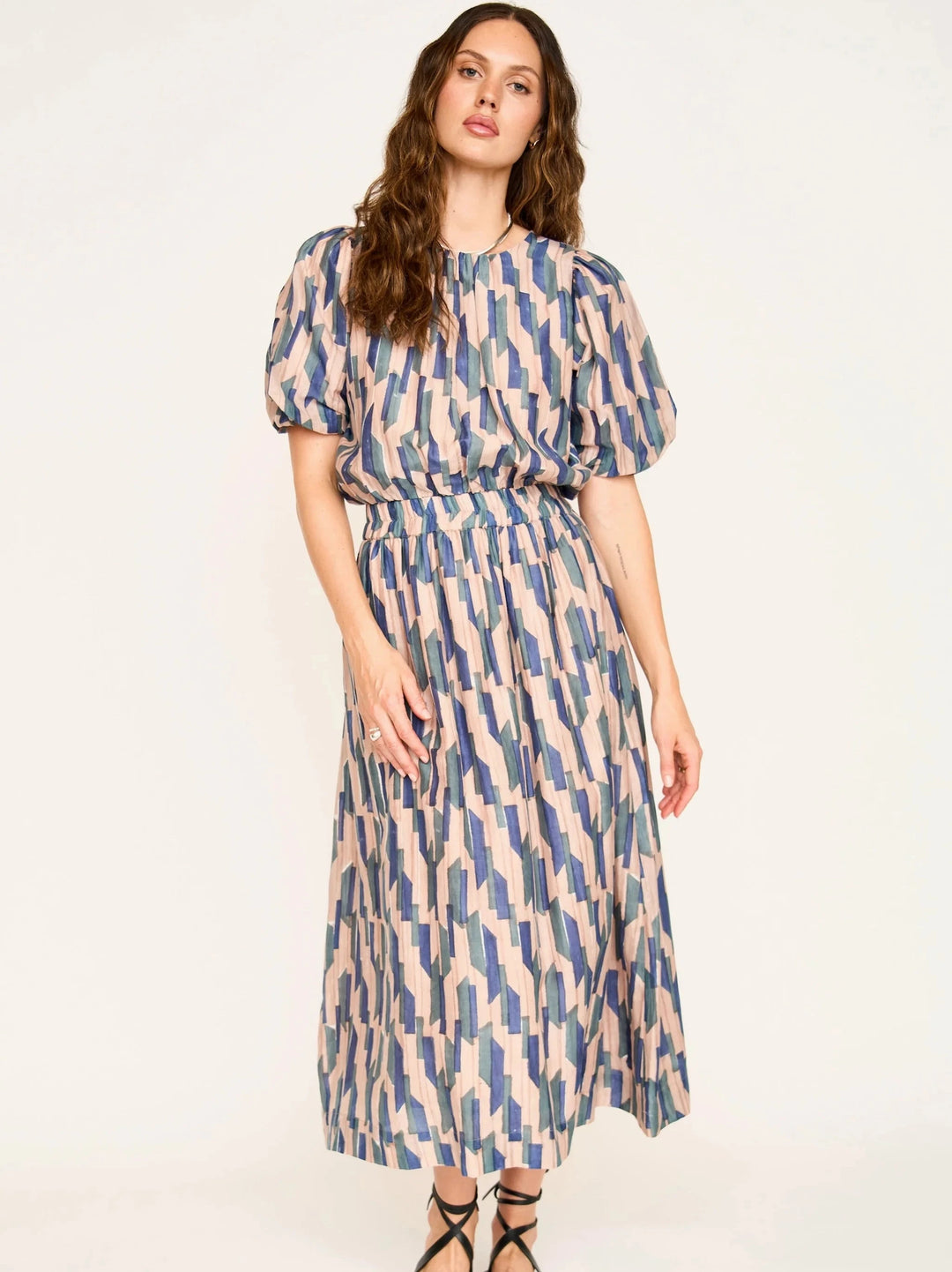 Mirth skirt Verona Skirt in Cerulean Rainfall