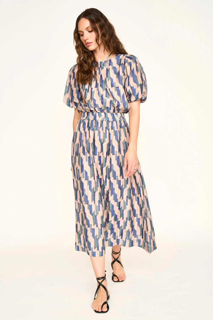 Mirth skirt Verona Skirt in Cerulean Rainfall