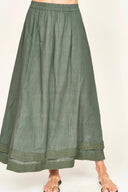 Mirth skirt Verona Skirt in Verde Fossil