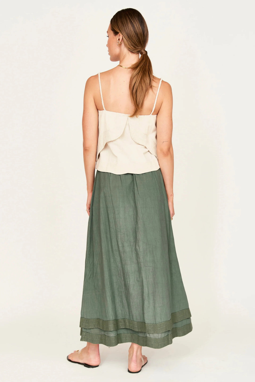 Mirth skirt Verona Skirt in Verde Fossil