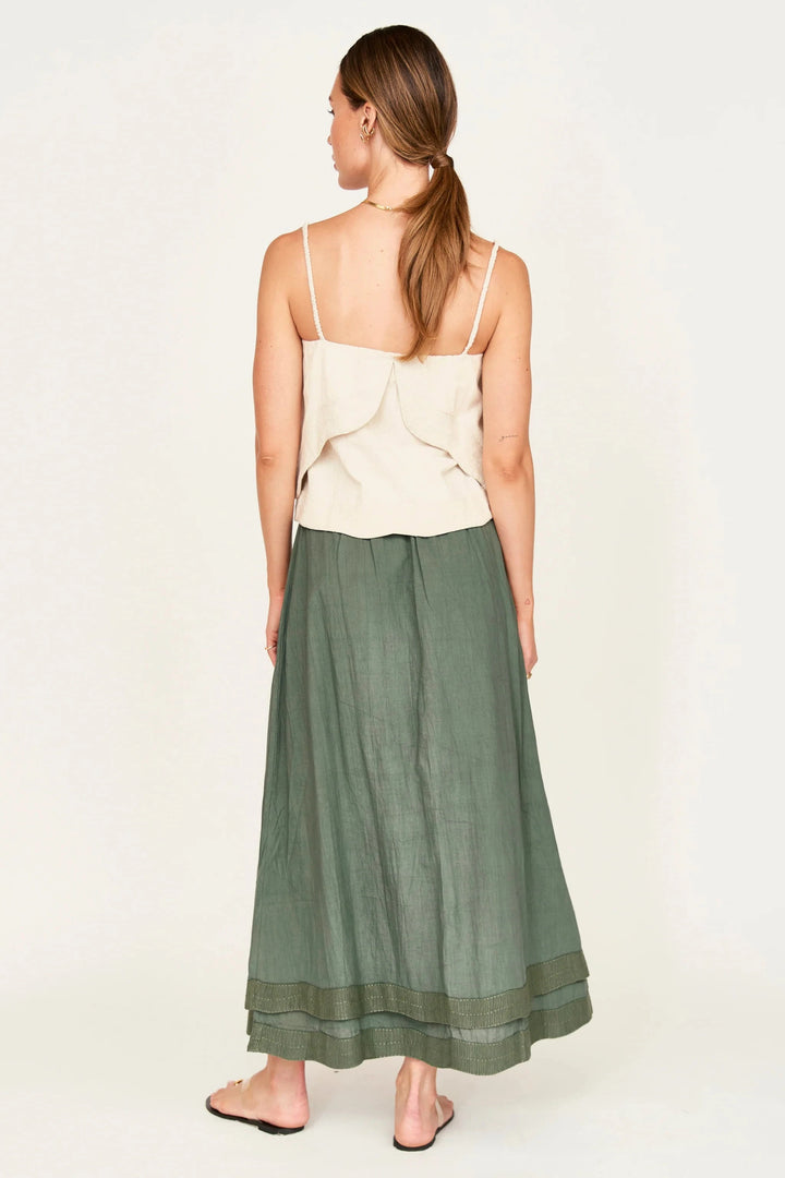 Mirth skirt Verona Skirt in Verde Fossil