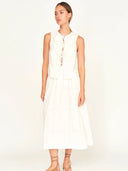 Mirth skirt Verona Skirt in White Marine Eyelet