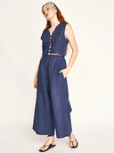 Mirth Top Barcelona Sunrise Top in Blueberry