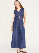 Mirth Top Barcelona Sunrise Top in Blueberry