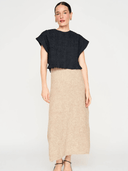 Mirth Top Bonn Smocked Top in Black