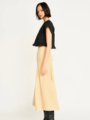 Mirth Top Bonn Smocked Top in Black
