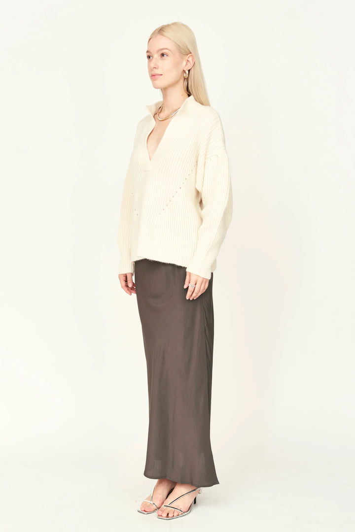 Mirth Top Jackson Sweater in Ivory