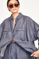 Mirth Top Kyoto Blouse in Pond