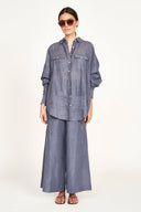 Mirth Top Kyoto Blouse in Pond