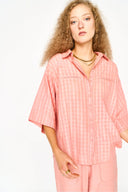 Mirth Top Kyoto Short Sleeve Shirt in Pomelo