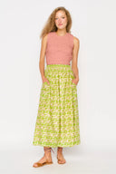 Mirth Top Lucia Smocked Top in Pomelo