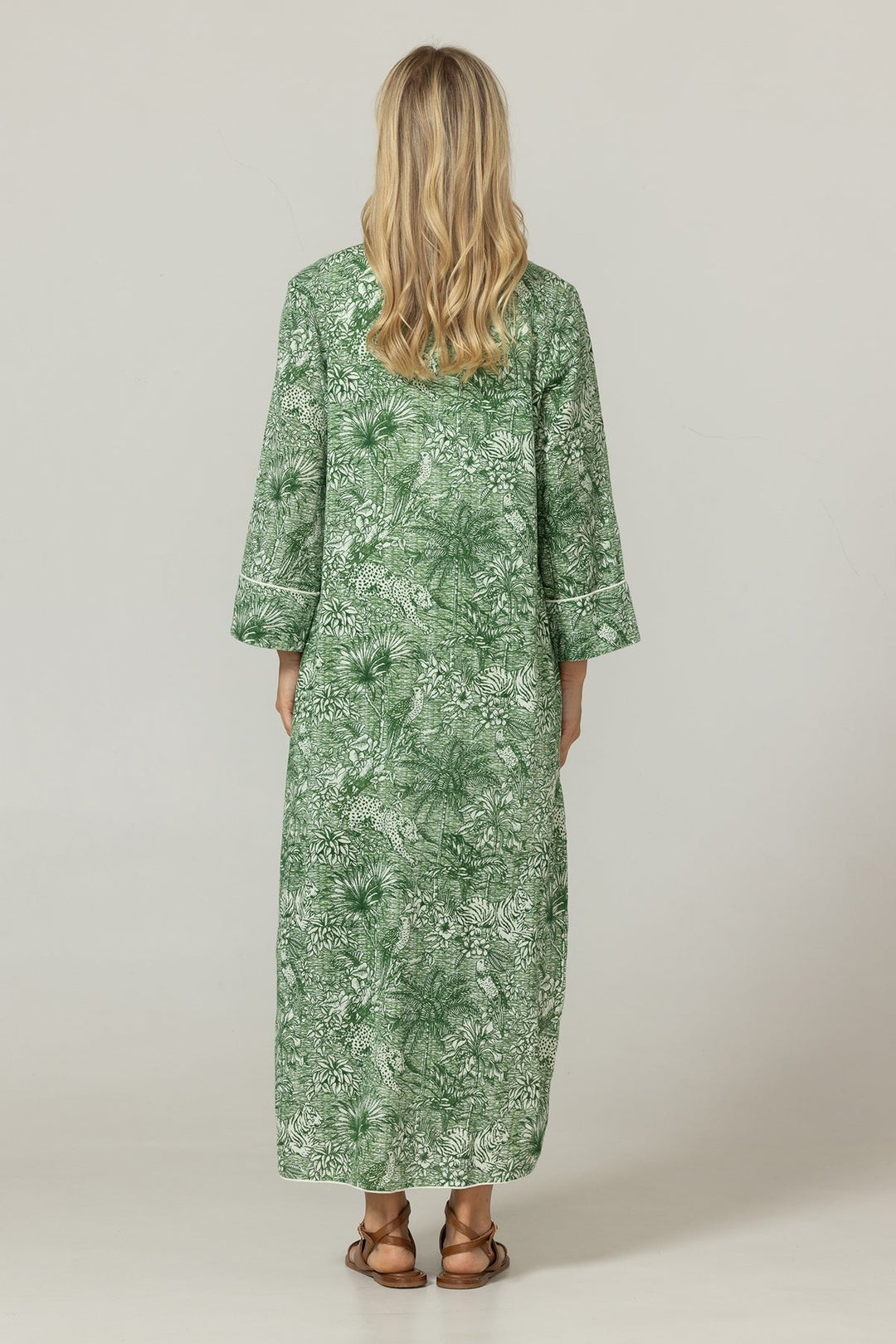 Miss June Dress Lulu Maxi Dress in Green