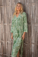 Miss June Dress Lulu Maxi Dress in Green