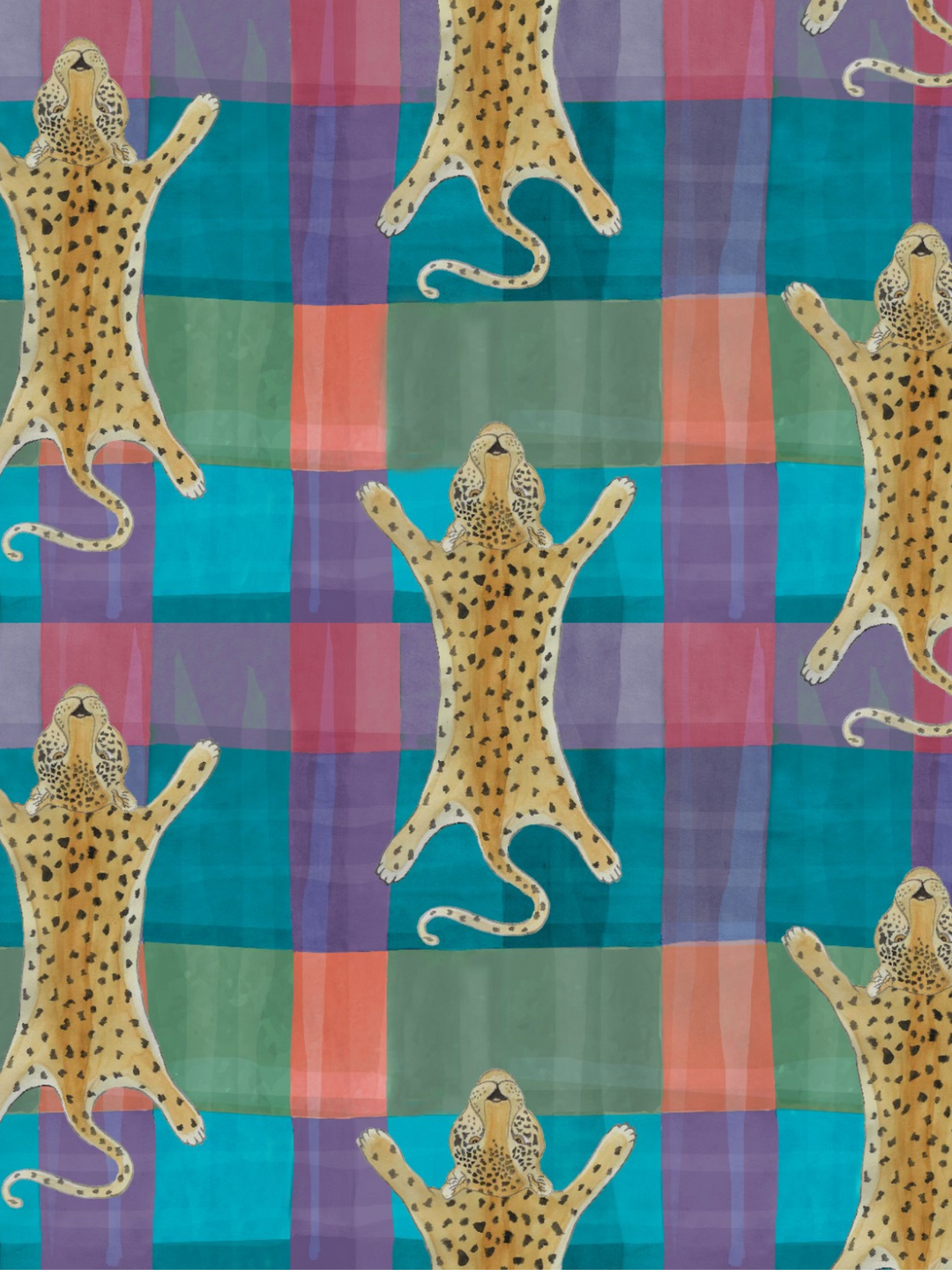 The Page Midi Dress | Multi Cheetah