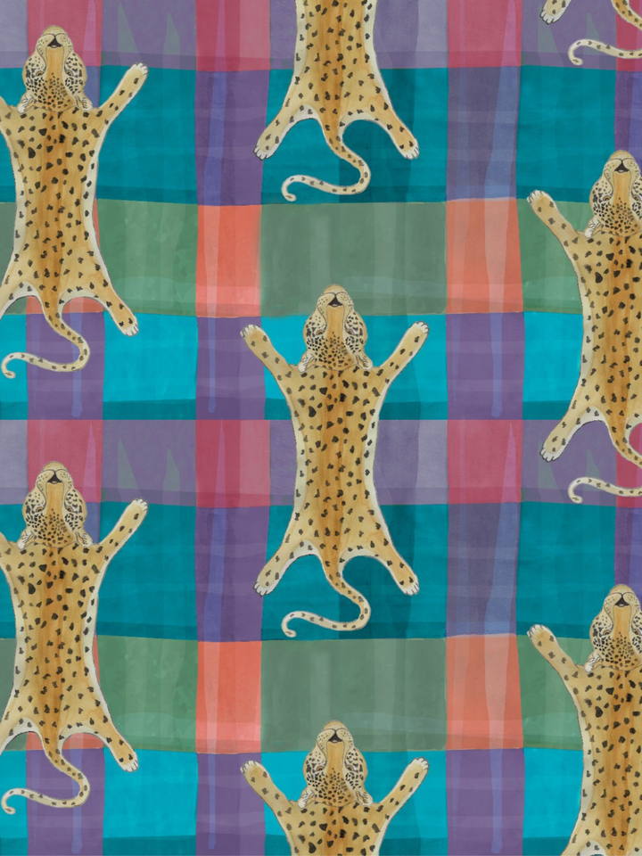 The Page Midi Dress | Multi Cheetah