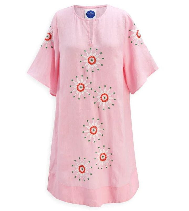 navyBLEU Dress The Gemma Dress in Pink