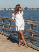 navyBLEU Dress The Westport Dress in White
