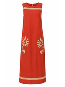 Never A Wallflower Dress Florentine Long Dress in Oaxaca Raffia