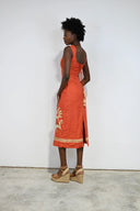 Never A Wallflower Dress Florentine Long Dress in Oaxaca Raffia