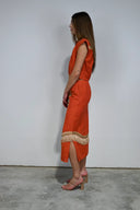 Never A Wallflower Skirt Florentine Skirt in Oaxaca Raffia