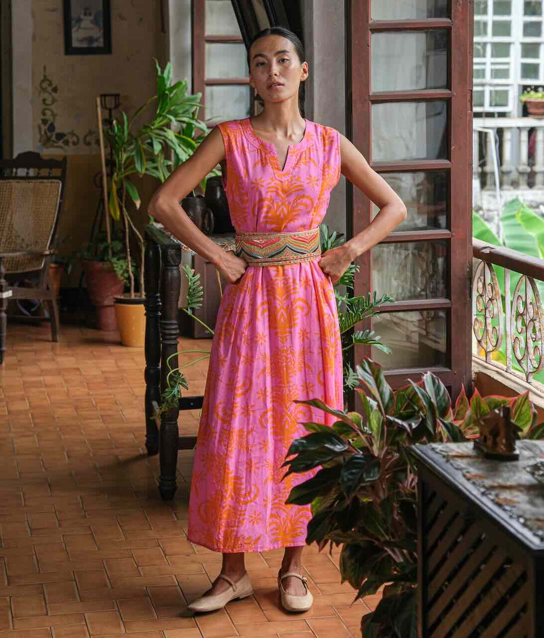 Nimo with Love Dress All Spice Dress in Pink Palm