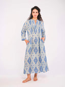 Nimo with Love Dress Woodruff Dress in Blue Ikat