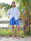 Nimo with Love Shorts Lilly Pilly Shorts in Blue Shells