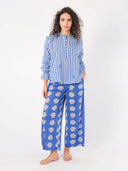 Nimo with Love Skirts Fennel Pants in Blue Shells