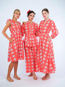 Nimo with Love Top Sassafras Blouse in Red Shells