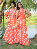 Nimo with Love Top Sassafras Blouse in Red Shells