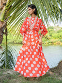 Nimo with Love Top Sassafras Blouse in Red Shells