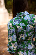 Odile Dress Gabriela Military Dress in Blue Hearts