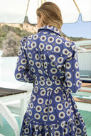 Odile Dress Gabriela Military Dress in Navy Sun